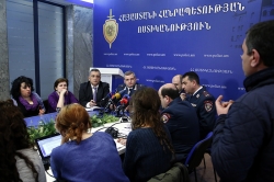В УСОИ полиции РА состоялась встреча с журналистами, в ходе которой был представлен отчет о деятельности Дорожной полиции за 2014 год (ФОТО и ВИДЕО) 