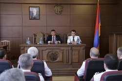Հանդիպում ոստիկանության Երևան քաղաքի վարչության ղեկավարության և անձնակազմի հետ (ՏԵՍԱՆՅՈՒԹ և ԼՈՒՍԱՆԿԱՐՆԵՐ)