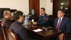 Deputy Ambassador of the Islamic Republic of Iran to Armenia visits the Traffic Police (PHOTOS)