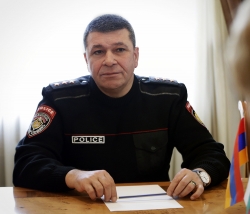 Head of Police of the Republic of Armenia gives an address to the Police and the public